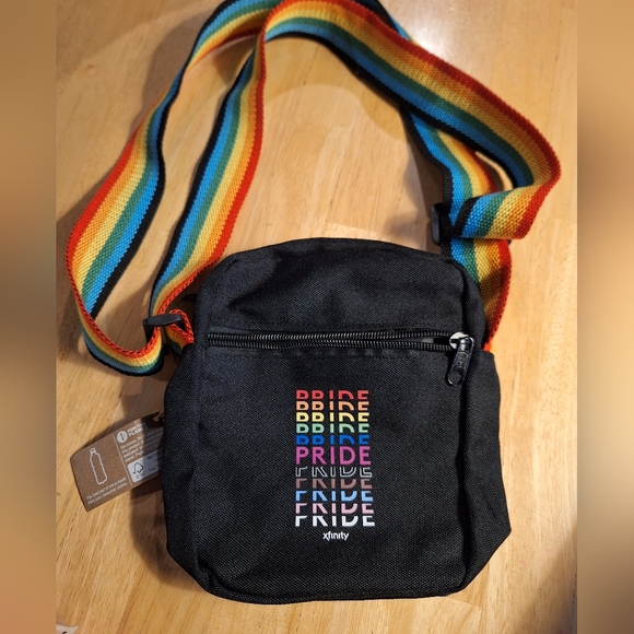New Rainbow Pride Crossbody Bag made of Recycled bottles - Picture 1 of 4